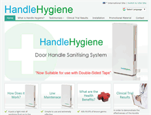 Tablet Screenshot of handlehygiene.com